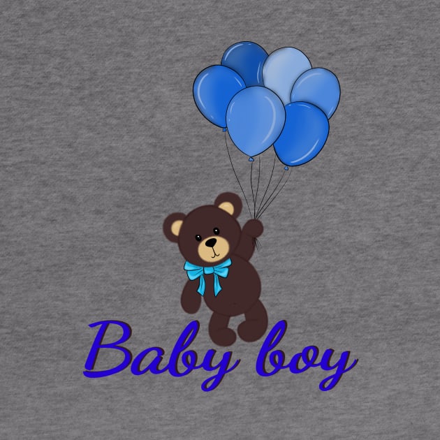 Baby boy bear by GerganaR